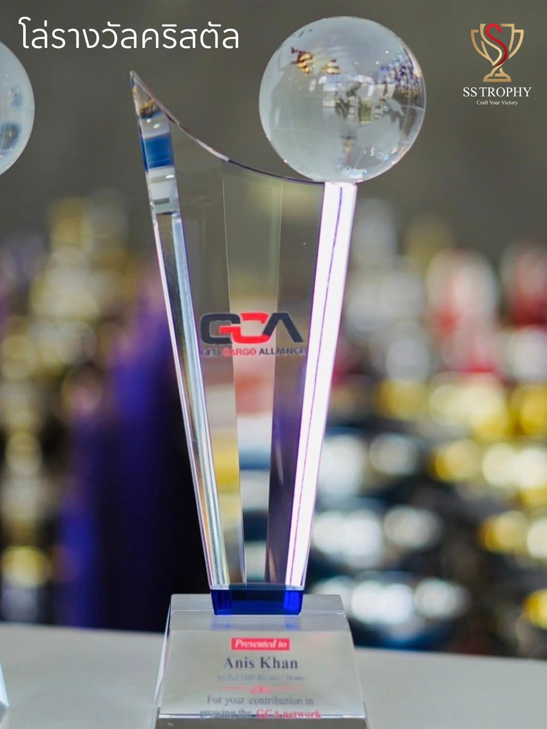 The Global Horizon K9 Crystal Trophy