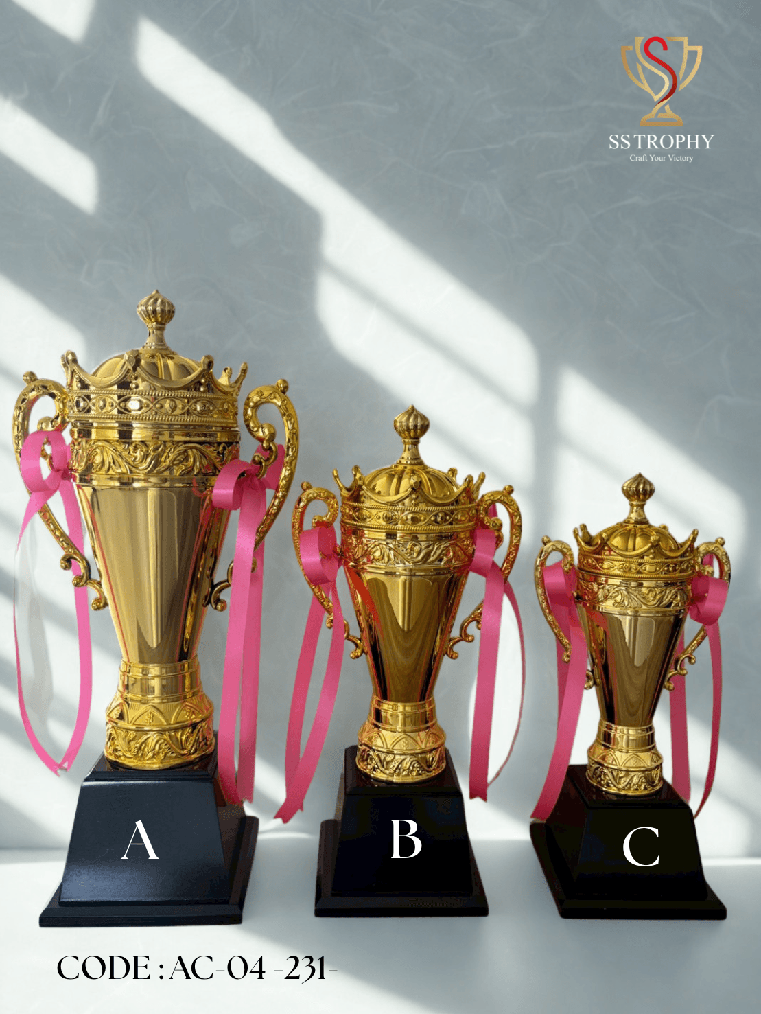 The Imperial Crown Golden Series (ถ้วยรางวัลพลาสติก)
